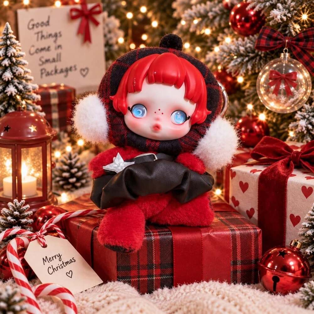 POP MART Skullpanda Winter Symphony Plush Pendant